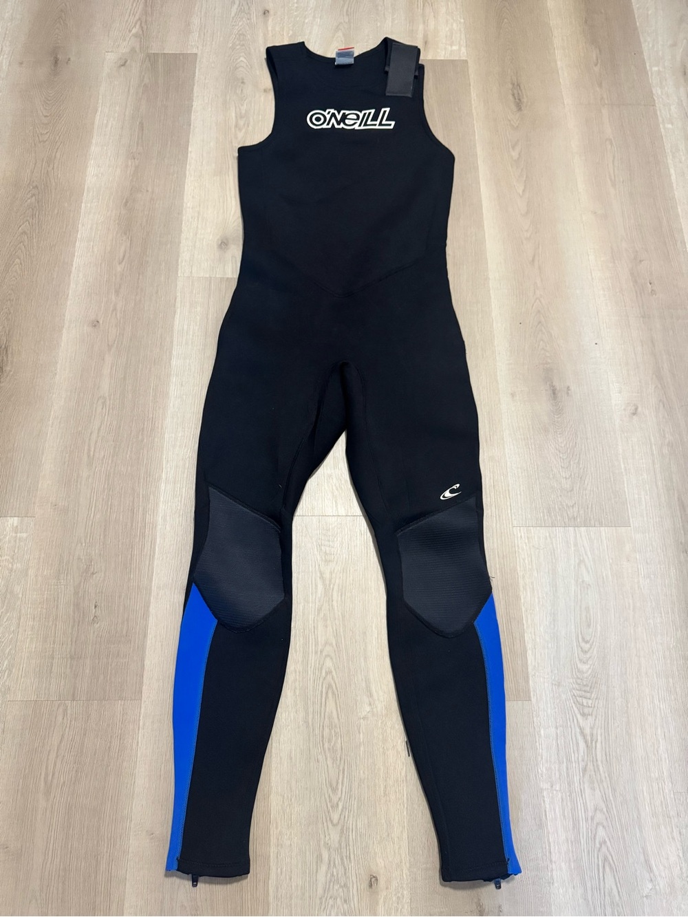 O'Neill Men's Black and Blue Sleeveless Full Wetsuit